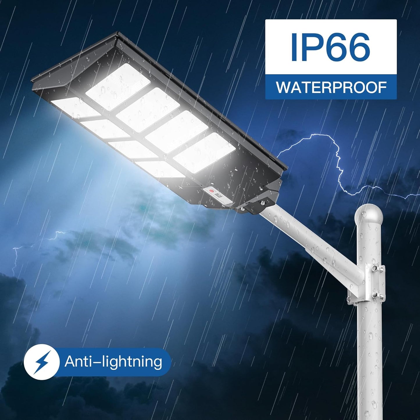 🌞 Luminaria Solar de 800W 💡Máxima Potencia, Cero Consumo | Paga al Recibir