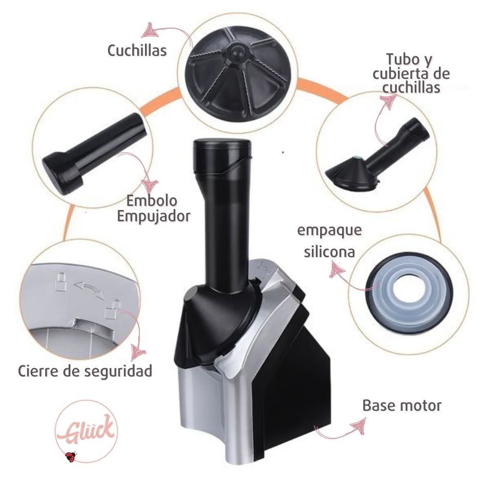 🍨 Máquina Casera de Helados de Frutas Saludables 3 en 1 | Promo Verano 🌞