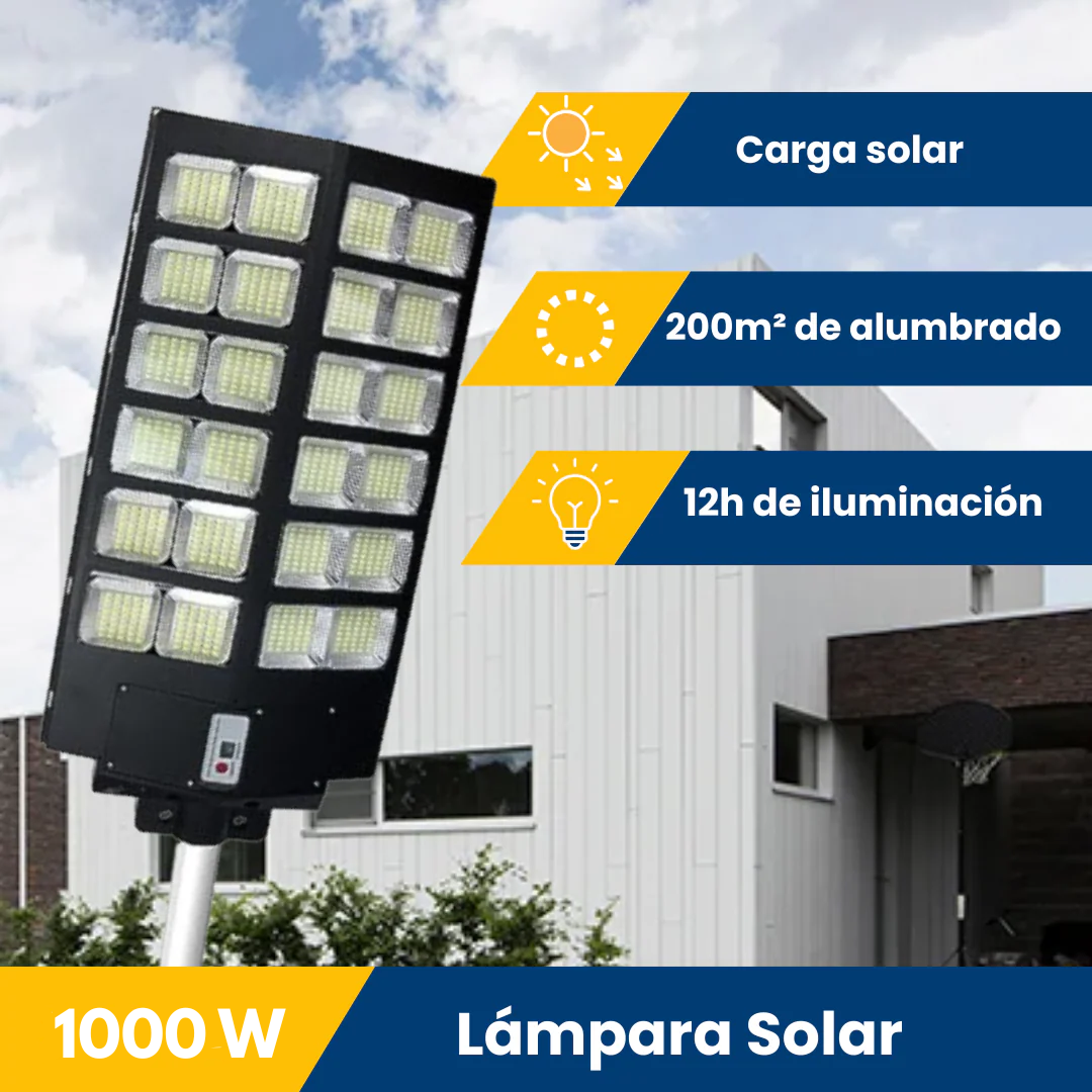 💡 LUMINARIA PASTORAL SOLAR 1000 WATTS™ 🌞| PAGA EN CASA