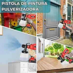 ⚡Pulverizador de Pintura Inalámbrico PaintPro™ +2 Baterías Recargables⚡| Boquillas Intercambiables