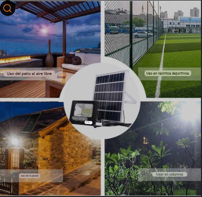 🌞 REFLECTOR SOLAR DE POTENCIA 200W + CABLE 5M Y CONTROL💡| OFERTA VERANO