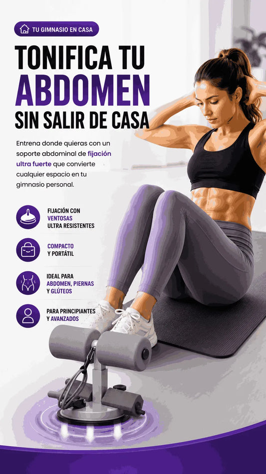 TotalFit Pro – Soporte Abdominal con Ventosas | Resultados desde Casa