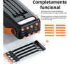 🔋CARGADOR PORTATIL 4 EN 1 CON PANEL SOLAR 40000mAh ⚡ + POTENTE🌞| ENVIO PERÚ