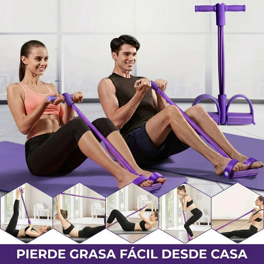 Bandas de Resistencia TotalFit™ 6 Cuerdas | Entrena Fácil desde Casa