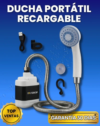 🚿🌞 Ducha Portátil Recargable Premium™ | Paga al Recibir