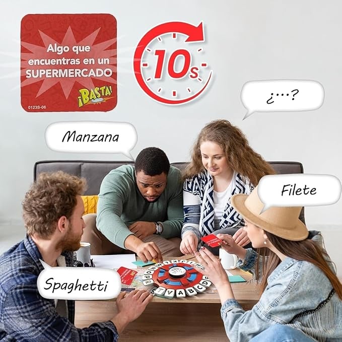 🎯 Basta® Juego de Mesa Familiar de Cartas Rápidas | Envios Perú