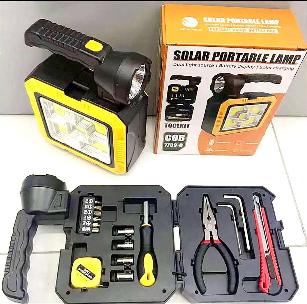 REFLECTOR SOLAR + CAJA DE HERRAMIENTAS TOOLBOX® ⭐💡 | ENVIO GRATIS