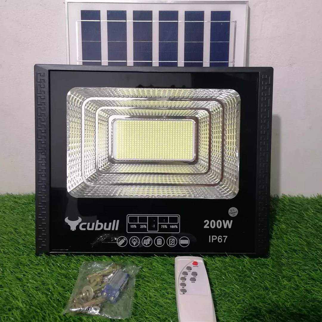 🌞 REFLECTOR SOLAR DE 200 WATTS + CABLE 5M💡 | ENVIOS PERÚ